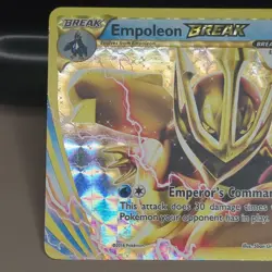 2016 Pokemon Black Star Promo Holo Rare Card – Empoleon BREAK (XY 134) LP - Image 3