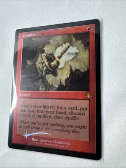 Gamble (Retro Frame) Dominaria Remastered Foil - Image 2