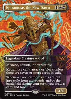 MTG - Ketramose, the New Dawn - DFT - M - Borderless - 350 - Image 1