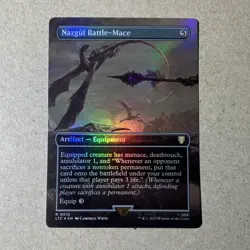 Nazgul Battle-Mace (Borderless) Commander: LOTR: Tales of Middle-Earth Foil - Image 1
