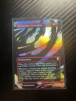 Magic the Gathering Avatar The Last Airbender Firebender Ascension Full Art Foil - Image 1