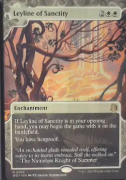 Leyline of Sanctity - Wilds of Eldraine: Enchanting Tales: #10 Nm C252 - Image 1