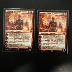 2 x Chandra, Torch of Defiance - Pack Fresh MTG Magic the Gathering - Kaladesh - Image 1