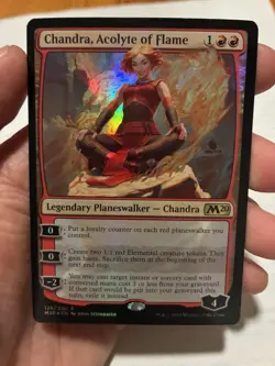 Chandra Acolyte of Flame Core Set 2020 FOIL X1 Magic The Gathering Near Mint - Image 1