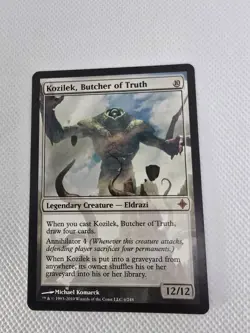 Wizards Kozilek Butcher of Truth Rise of the Eldrazi Legendary Mythic Eldrazi 1… - Image 1