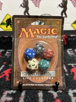 MTG Black Lotus Spindown Set of (5) Color Sealed Magic D20 Life Counter RARE NEW - Image 1