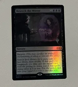 Beseech the Mirror NM Promo Foil Magic the Gathering Wilds of Eldraine Unplayed - Image 1