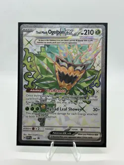 Teal Mask Ogerpon ex 190/167 Twilight Masquerade Full Art Pokemon TCG NM/MINT - Image 1