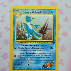Pokemon TCG Misty's Golduck Gym Challenge Holo Rare 12/132 70HP Wizards 2000 - Image 1