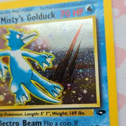 Pokemon TCG Misty's Golduck Gym Challenge Holo Rare 12/132 70HP Wizards 2000 - Image 3