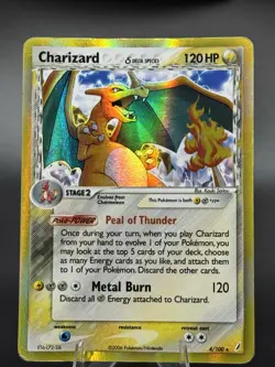 Charizard - 4/100 - EX Crystal Guardians 2006 - Holo Rare - MP/HP - Pokemon TCG - Image 1