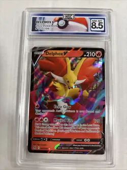 2022 Pokemon Delphox V #27 HGC 8.5 (sb5) - Image 1