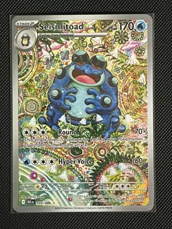 Pokemon Seismitoad 105/086 Black Bolt Illustration Rare Shinji Kanda NM 2025 - Image 3