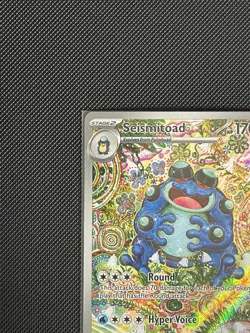 Pokemon Seismitoad 105/086 Black Bolt Illustration Rare Shinji Kanda NM 2025 - Image 4