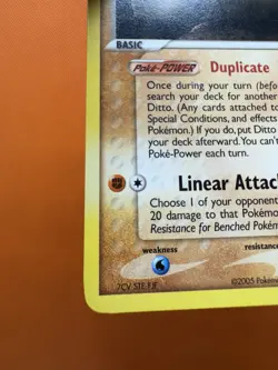 Pokemon TCG 2005 Delta Species Ditto Geodude 62/113 Regular Non Holo LP - Image 4