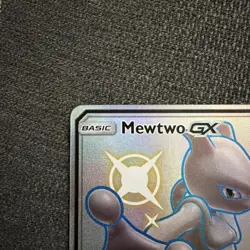 Pokemon Mewtwo GX SV59/SV94 Ultra Rare Full Art Holo Hidden Fates Shiny Vault EN - Image 3