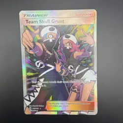 Pokemon TCG Sun And Moon Base Team Skull Grunt Full Art Trainer 149/149 NM - Image 1