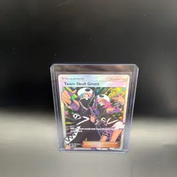 Pokemon TCG Sun And Moon Base Team Skull Grunt Full Art Trainer 149/149 NM - Image 3