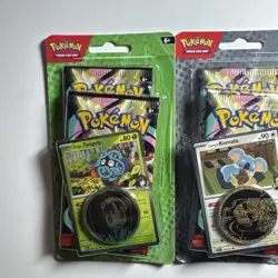 Lot of 4 Pokemon 2-Pack Blister Ascended Hero’s Larry’s Komala & Erika’s Tangela - Image 2