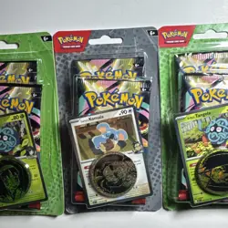 Lot of 4 Pokemon 2-Pack Blister Ascended Hero’s Larry’s Komala & Erika’s Tangela - Image 3