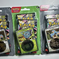 Lot of 4 Pokemon 2-Pack Blister Ascended Hero’s Larry’s Komala & Erika’s Tangela - Image 4