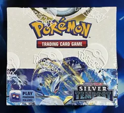 Pokemon 2021 Sword & Shield Silver Tempest Booster Box TCG Sealed Nm Mint - Image 1