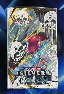 Pokemon 2021 Sword & Shield Silver Tempest Booster Box TCG Sealed Nm Mint - Image 2