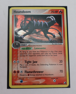 2005 Pokemon EX Unseen Forces Houndoom Holo #7/115 LP Rare Lightly Played - Image 1