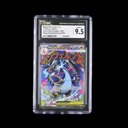Pokemon Slab Mega Charizard X EX 023 2025 CGC 9.5 Mint+ - Image 1