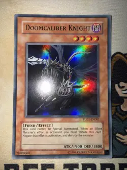 Doomcalibur Knight - Ultra Rare - TU01-EN001 - Yugioh LP - Image 3
