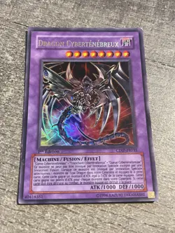 carte Yu Gi Oh DRAGON CYBERTENEBREUX 1ere edition 1996 - Image 1