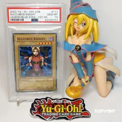 🔥L👀K🔥💎PSA 10💎2002 Yu-Gi-Oh! LOB-117 SUCCUBUS KNIGHT🥇1ST ED ⚜OG 💥POP 46 ! - Image 1