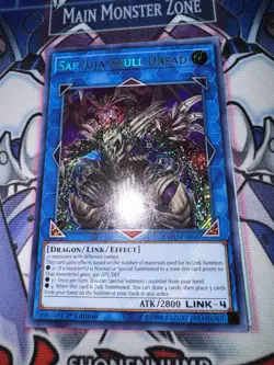 Yu-Gi-Oh! TCG Saryuja Skull Dread - EXFO-EN048 - 1st Edition NM Secret Rare - Image 1