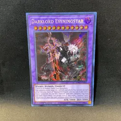 🌑✨ Darklord Eveningstar BPRO-EN036 – Secret Rare 1st Edition Yu-Gi-Oh! ✨🌑 - Image 1