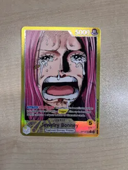 One Piece Jewelry Bonney OP13-100 Japanese Leader Alt Art NM - Image 1