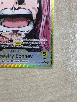 One Piece Jewelry Bonney OP13-100 Japanese Leader Alt Art NM - Image 4