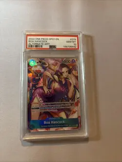 2022 ONE PIECE BOA HANCOCK #078 OP01-ROMANCE DAWN ALTERNATE ART ENGLISH PSA 10 - Image 1