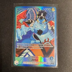 Jinbe Leader OP14-040 Alternate Art The Azure Sea's Seven English One Piece Alt - Image 1