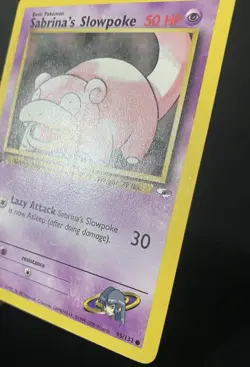 Sabrina's Slowpoke 095/132 Gym Heroes Regular 1st Edition - Pokemon Card - Image 4