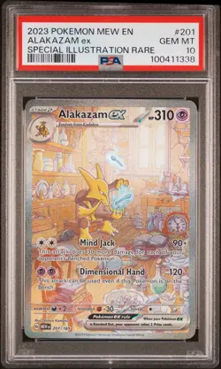 Alakazam EX Scarlet & Violet 151 Card #201/165 PSA 10 Gem Mint - Image 1