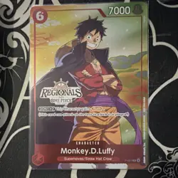 Monkey.D.Luffy (Online Regional 2024 Vol. 2) P-001 One Piece Card Game - Image 1