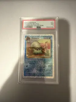 Omanyte Legendary Collection 2002 Reverse Holo Pokemon Card TCG PSA 7 - Image 1
