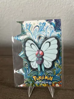 2000 Topps Pokemon TV Animation Series 2 #12 Butterfree Die Cut Card EV3 of 12 - Image 1