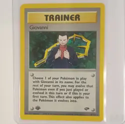 Pokemon Giovanni Trainer 1st Edition Gym Challenge Holo Rare 18/132 Card - Image 1