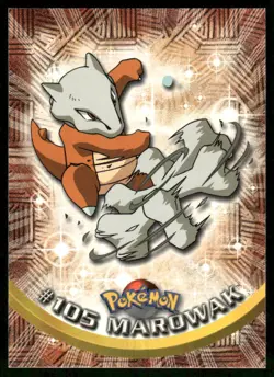 Pokemon Cards Marowak #105 Topps Trading Cards Series 2 NM *3 - Image 1
