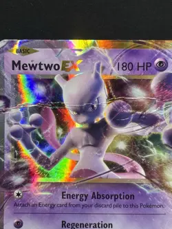 Mewtwo EX 52/108 Holo XY Evolutions Pokemon Card 180 HP Ultra Rare - Image 2