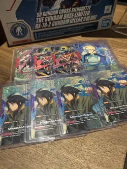 Lot Of Gundam Cards As Outlined in Description - Image 1
