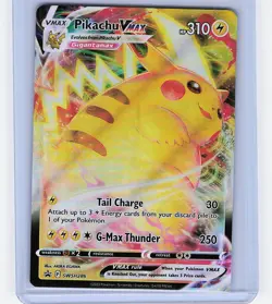 Pikachu Vmax SWSH286 Black Star Promo Ultra Rare Holo Pokemon Card - NM - Image 1