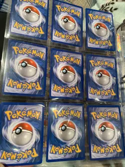 Sheet Of 9 Pokemon Cards In Ultra-Pro Collector Sheet, 2007-2011 - Image 2