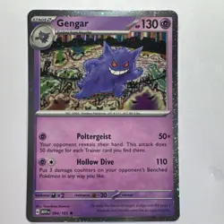 Gengar Cosmos Holo Rare 094/165 Miscellaneous Cards Stage 2 130 HP Komiya Pokem… - Image 1